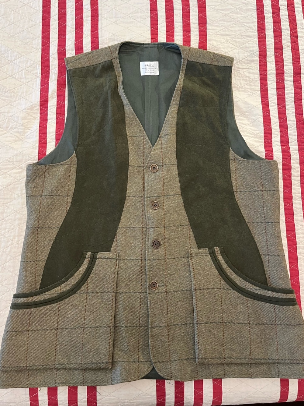 Tweed Shooting Vest/Wasitcoat